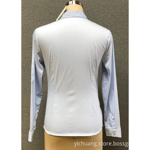 Women's woven long shirt